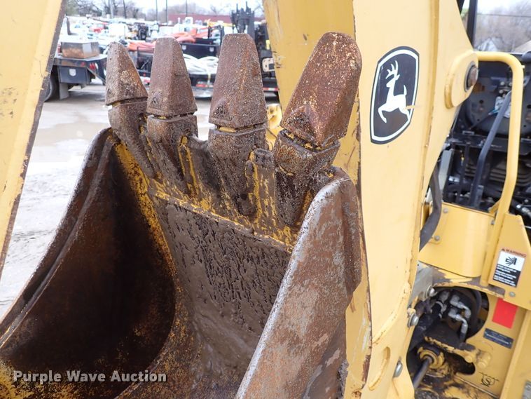 image for item DK4555 2009 John Deere 110  backhoe