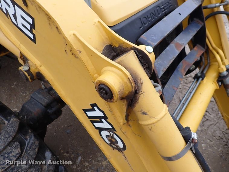 image for item DK4555 2009 John Deere 110  backhoe