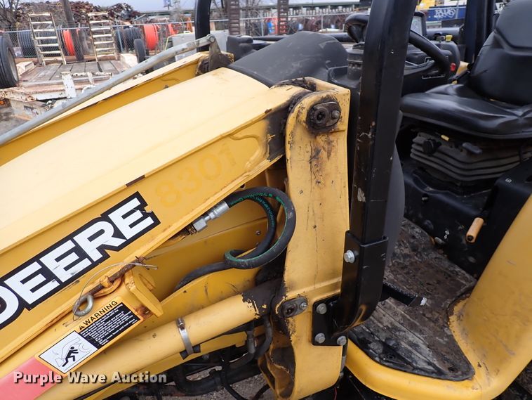 image for item DK4555 2009 John Deere 110  backhoe