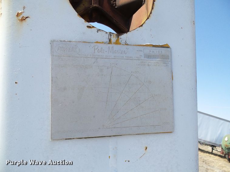 image for item DL0871 Powers Pole Master 86-611  crane