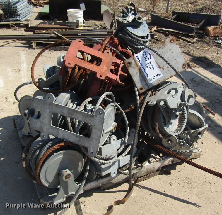 image for item DL0881 Assorted Wintech winches