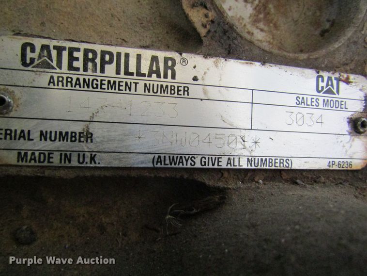 image for item DL0886 Caterpillar 3034  engine