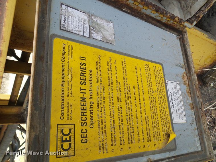 image for item DL0933 CEC Screen-It Series II  screen