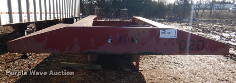 image for item DL4850 Nuttall drop deck equipment trailer