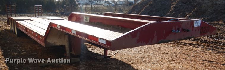 image for item DL4850 Nuttall drop deck equipment trailer