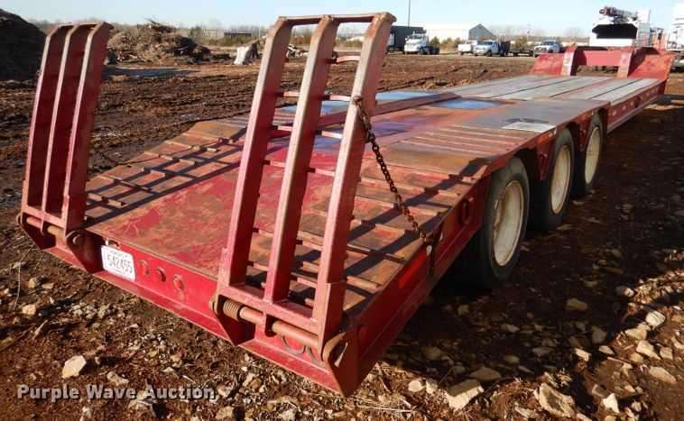 image for item DL4850 Nuttall drop deck equipment trailer