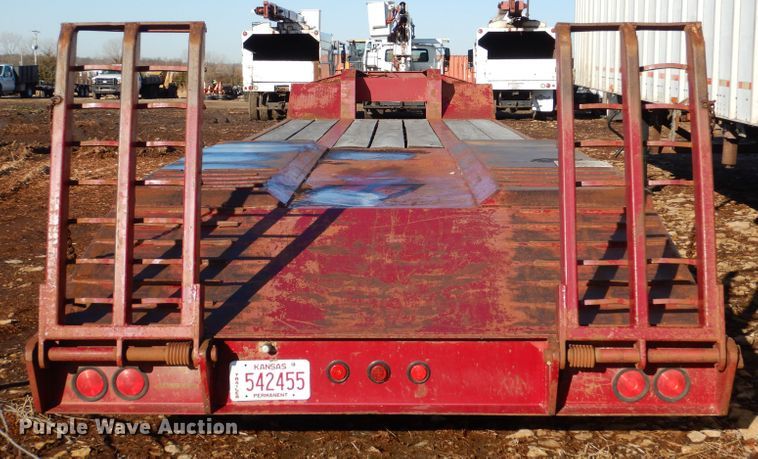 image for item DL4850 Nuttall drop deck equipment trailer