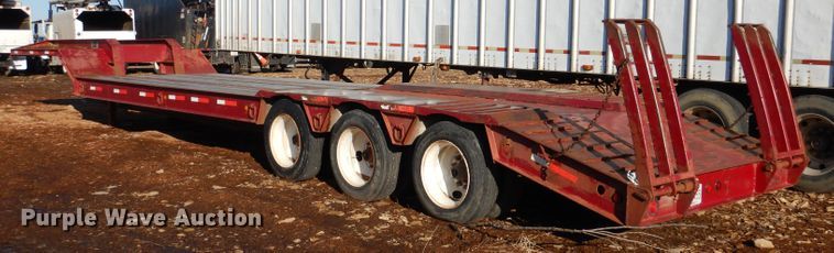 image for item DL4850 Nuttall drop deck equipment trailer