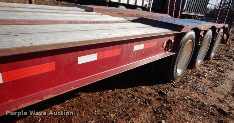 image for item DL4850 Nuttall drop deck equipment trailer