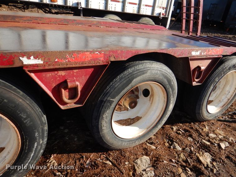 image for item DL4850 Nuttall drop deck equipment trailer