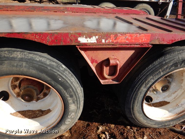 image for item DL4850 Nuttall drop deck equipment trailer