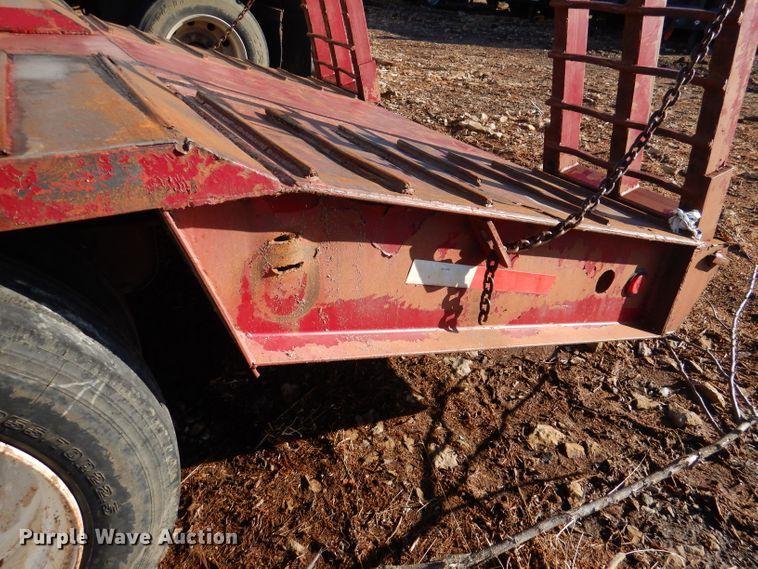image for item DL4850 Nuttall drop deck equipment trailer