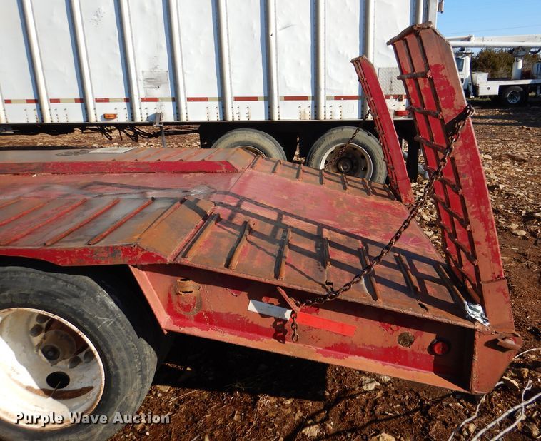 image for item DL4850 Nuttall drop deck equipment trailer