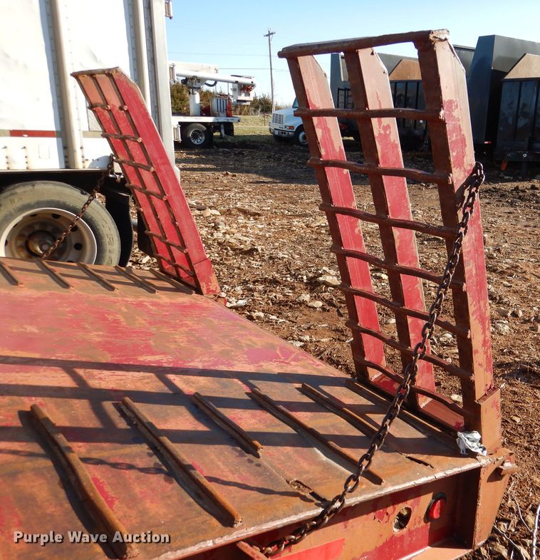 image for item DL4850 Nuttall drop deck equipment trailer