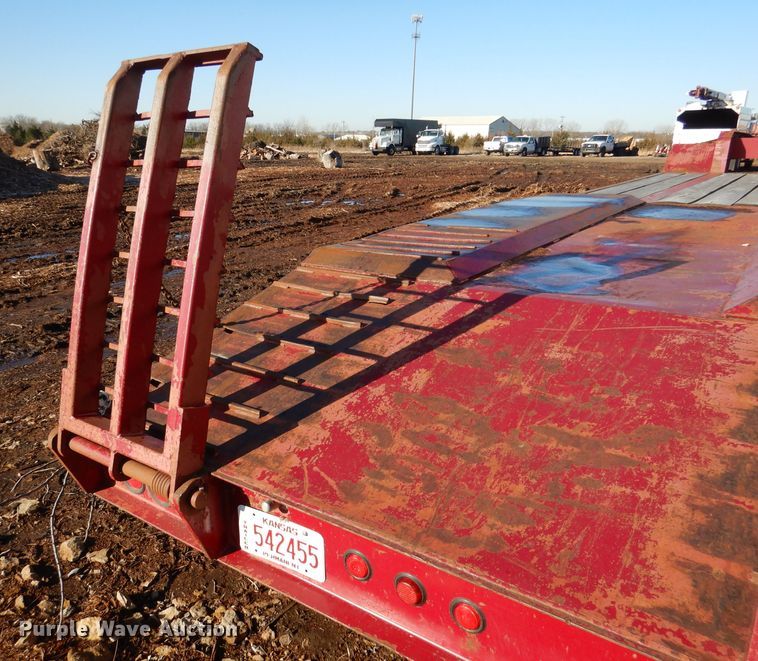 image for item DL4850 Nuttall drop deck equipment trailer