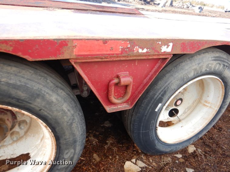 image for item DL4850 Nuttall drop deck equipment trailer