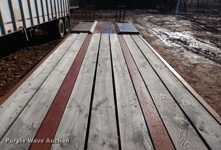 image for item DL4850 Nuttall drop deck equipment trailer