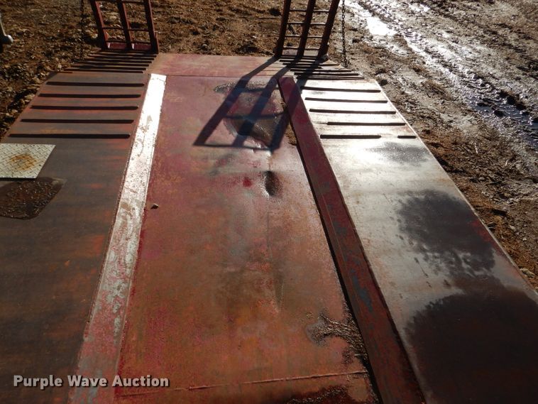 image for item DL4850 Nuttall drop deck equipment trailer