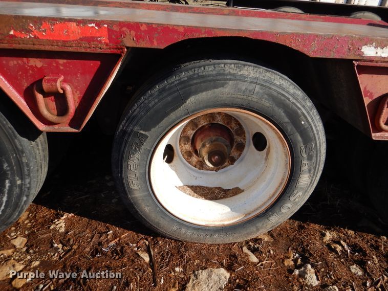 image for item DL4850 Nuttall drop deck equipment trailer