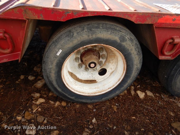 image for item DL4850 Nuttall drop deck equipment trailer