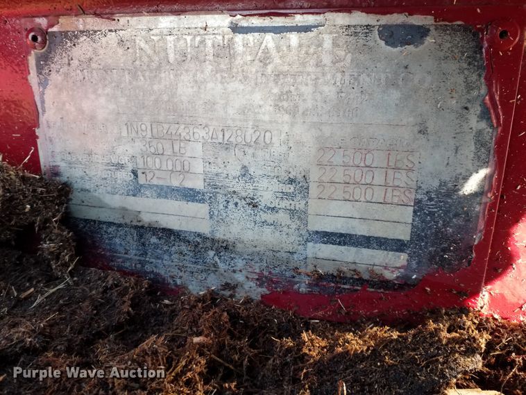 image for item DL4850 Nuttall drop deck equipment trailer