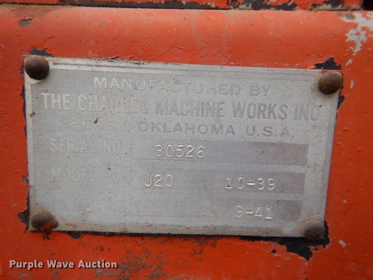 image for item DL4864 Ditch Witch J20  trencher