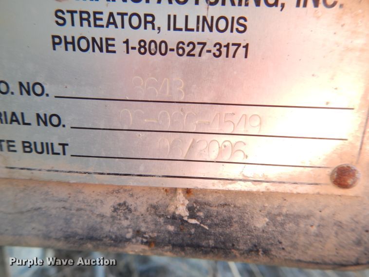 image for item DL4918 2006 International 7600  vacuum truck