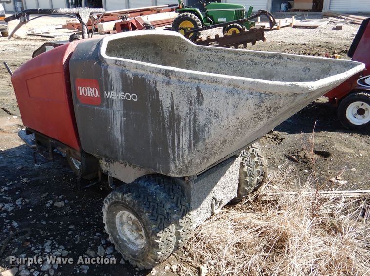 Toro MB1600 concrete buggy in Paola, KS Item DL4921 sold Purple Wave