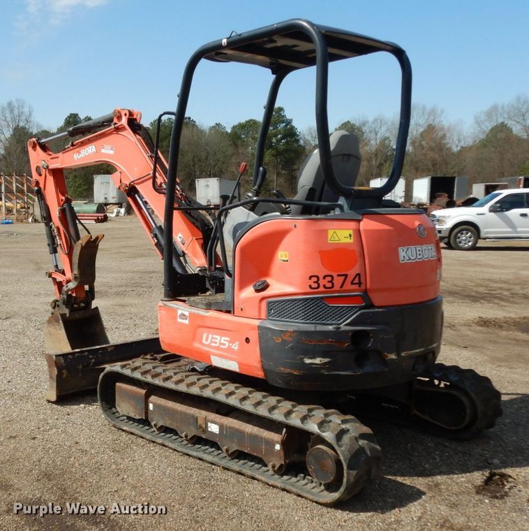 image for item DM2850 2013 Kubota U35-4  mini excavator