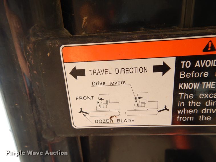 image for item DM2850 2013 Kubota U35-4  mini excavator