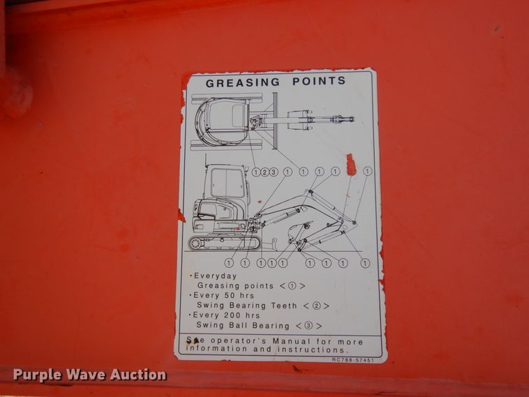 image for item DM2850 2013 Kubota U35-4  mini excavator