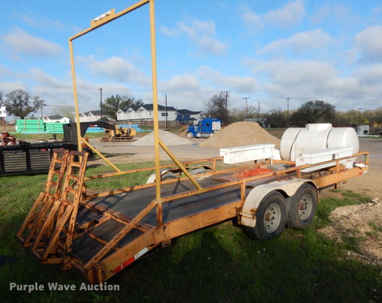 image for item DM2889 2004 Shop built utility trailer