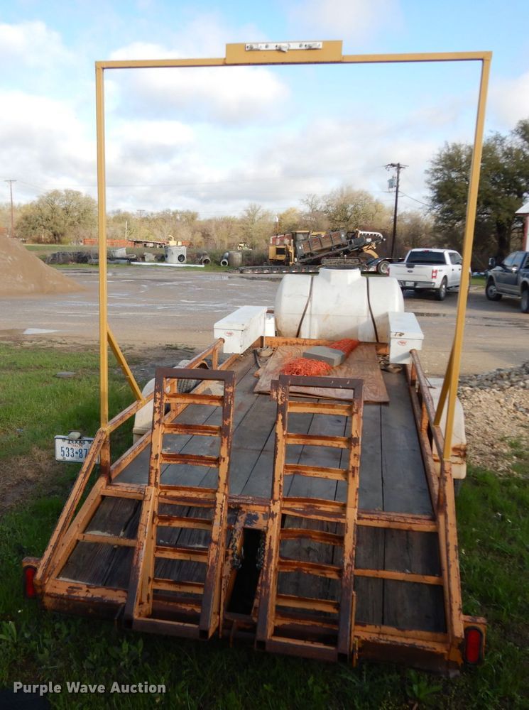 image for item DM2889 2004 Shop built utility trailer