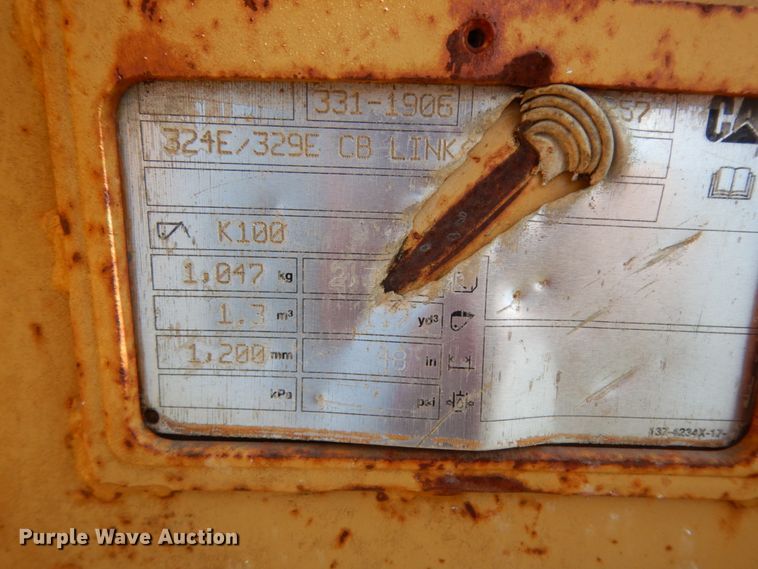 image for item DM2894 Caterpillar 50"W excavator bucket