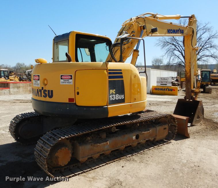 image for item DM4262 2008 Komatsu PC138US-8  mini excavator