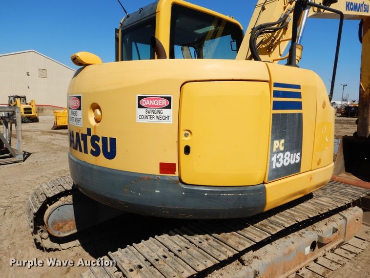 image for item DM4262 2008 Komatsu PC138US-8  mini excavator