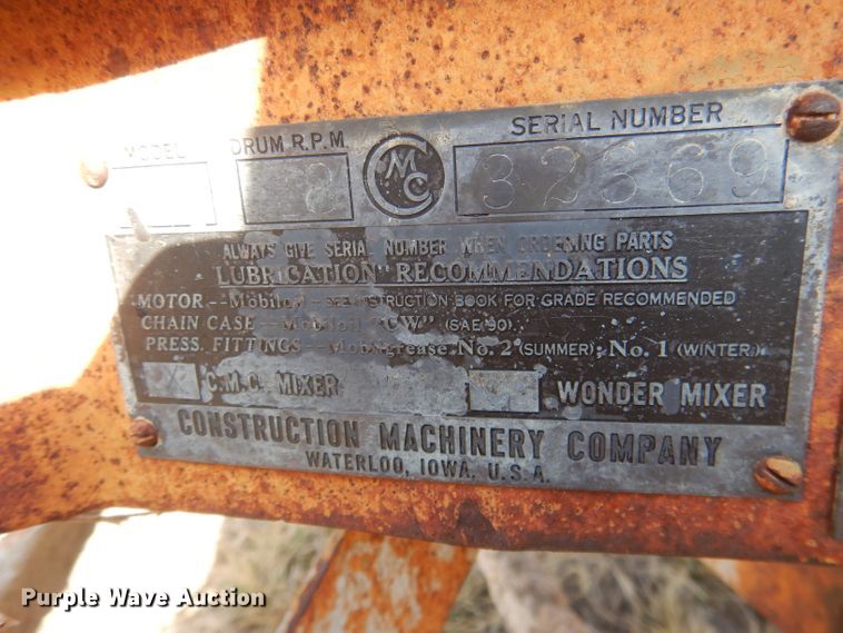 image for item FI9001 CMC Master Mixer 5 cement mixer