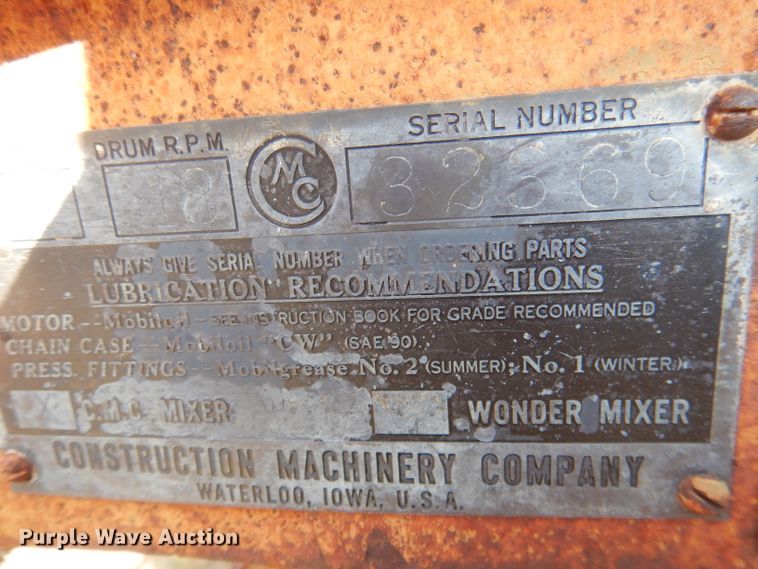 image for item FI9001 CMC Master Mixer 5 cement mixer