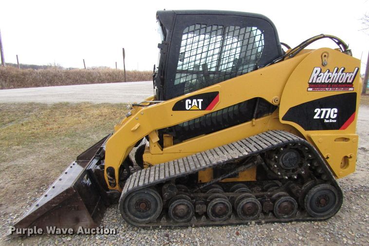 image for item GC9852 2008 Caterpillar 277C  tracked skid steer loader