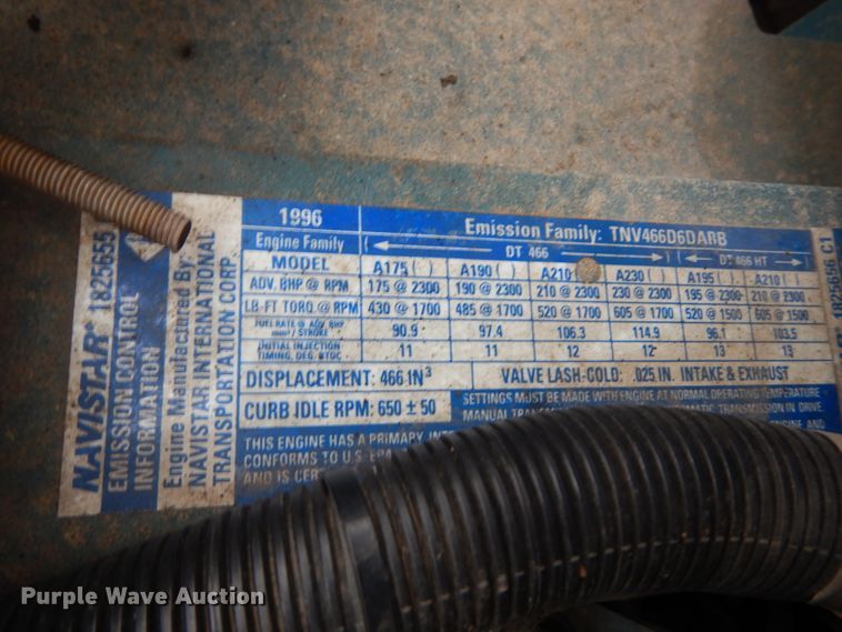 image for item GT9702 1997 International 4700  dump truck