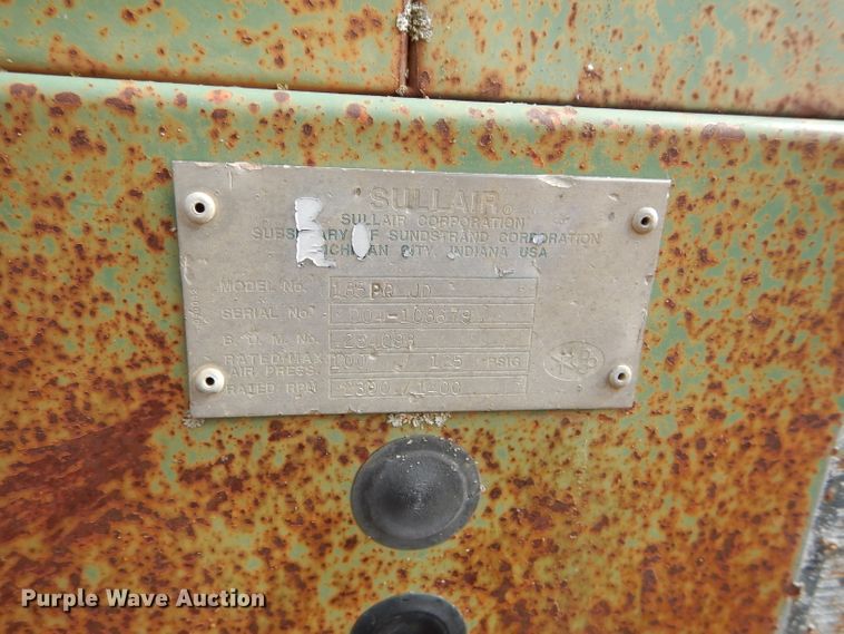 image for item HF9196 Sullair 185Q  air compressor