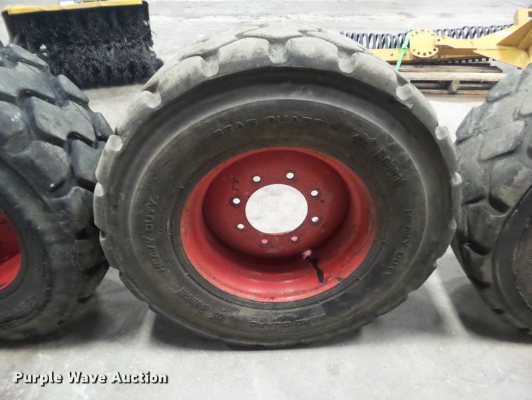 image for item HF9841 (4) Bobcat 16.5x9.76 wheels and tires