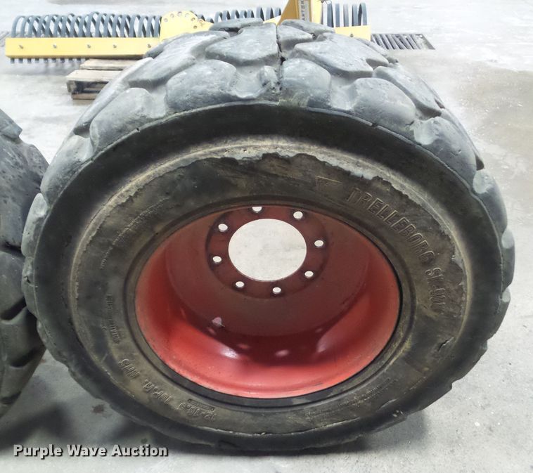 image for item HF9841 (4) Bobcat 16.5x9.76 wheels and tires