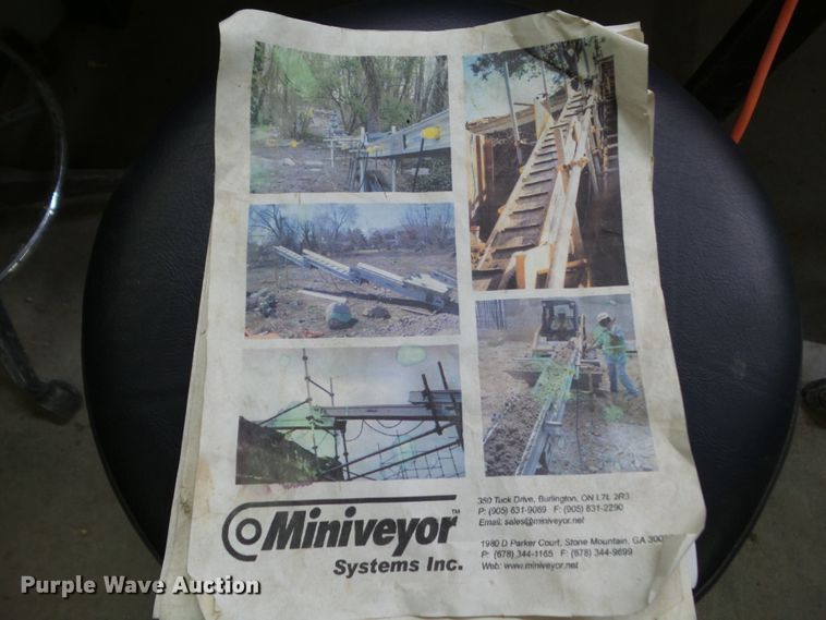 image for item HF9844 (2) Miniveyor 3M40C-1HP conveyors