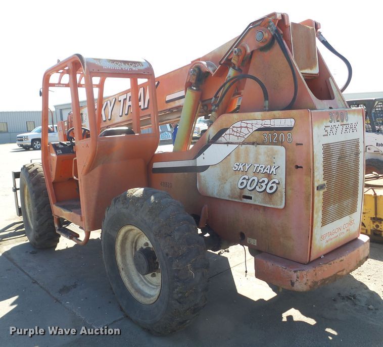 image for item HF9846 2002 Sky Trak 6036  telehandler