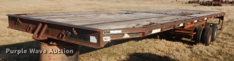 image for item HG9639 Shop built flatbed trailer
