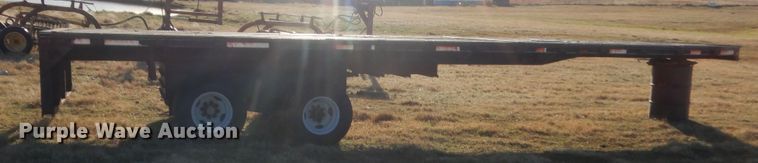 image for item HG9639 Shop built flatbed trailer