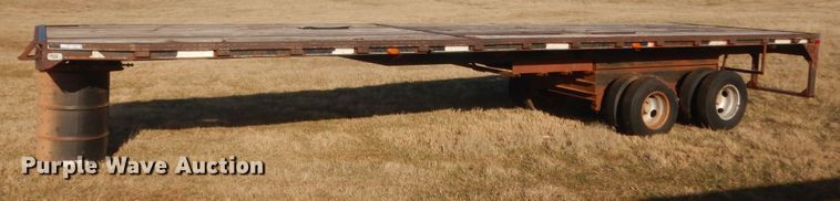 image for item HG9639 Shop built flatbed trailer
