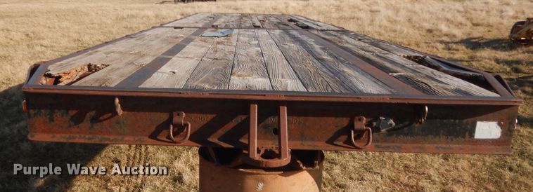 image for item HG9639 Shop built flatbed trailer