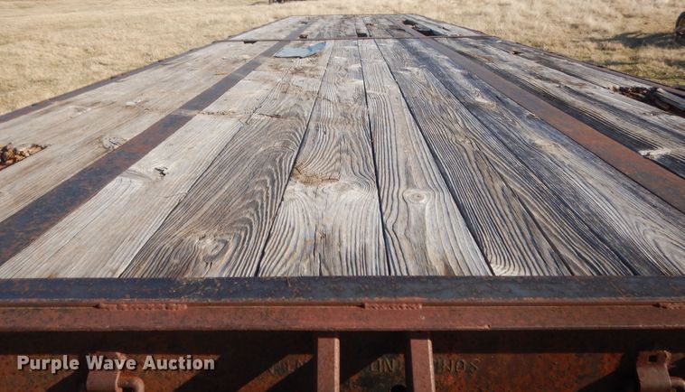 image for item HG9639 Shop built flatbed trailer